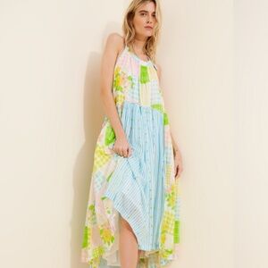 🤩FREE PEOPLE Patched And Pretty Midi Dress🤩